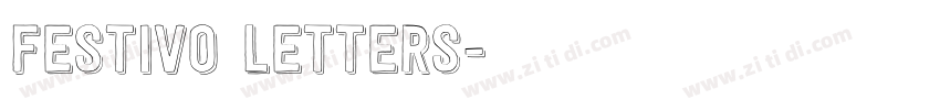 Festivo Letters字体转换 Festivo Letters字体转换